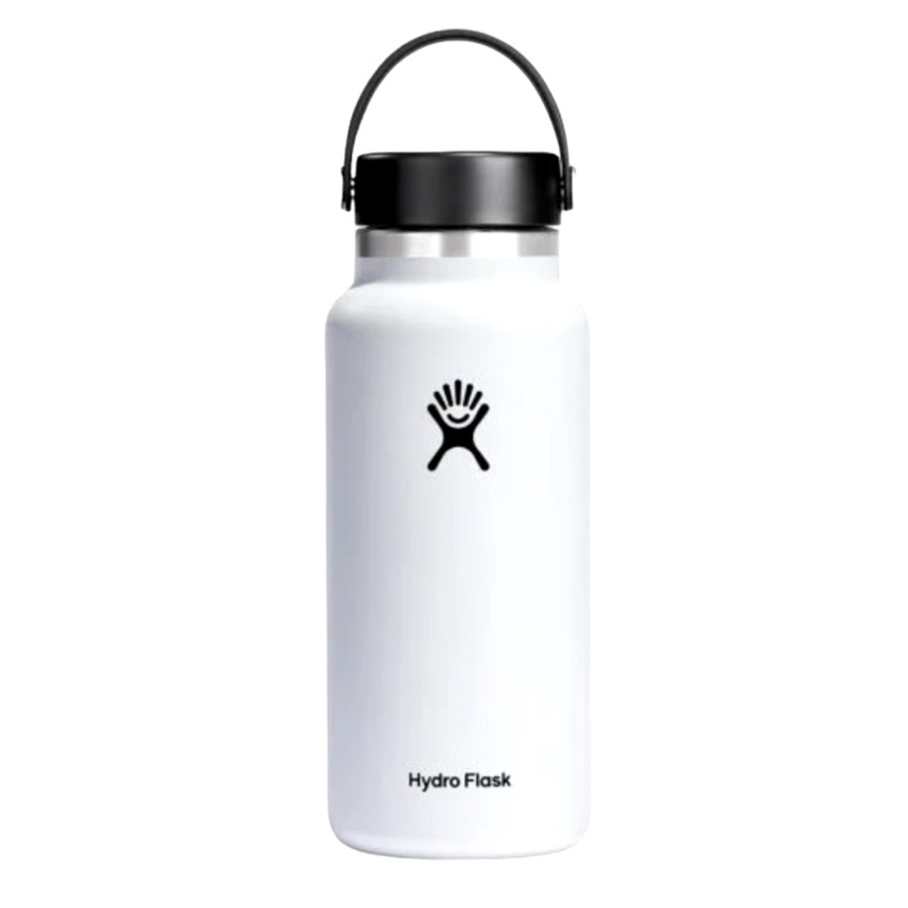 hydro flask 32 oz wide mouth bottle white